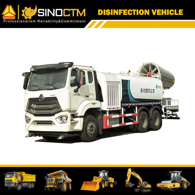 Camion 15cbm de véhicule de désinfection de SINOTRUK HOWO NX 6X4