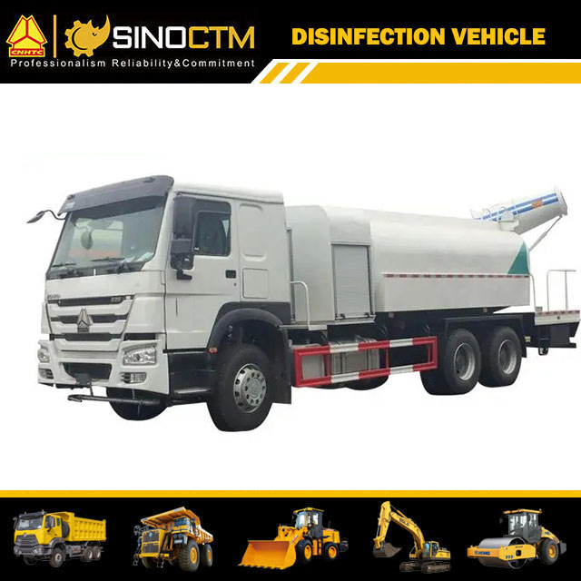 Camion de véhicule de désinfection SINOTRUK HOWO 16cbm