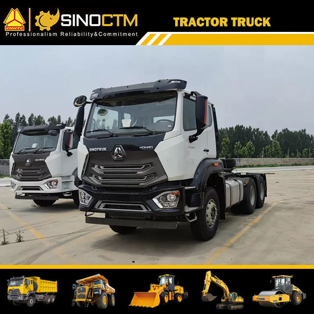 Camion de tête de tracteur Sinotruk HOWO Prime Mover 10 Wheeler 6X4