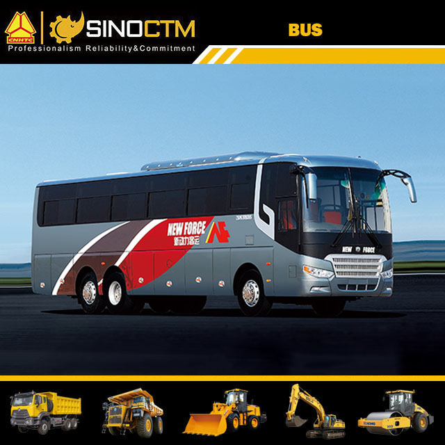 Autocar de luxe avec toilettes de 14 mètres et 60 places