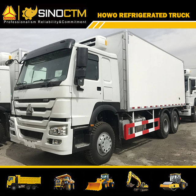 Sinotruk HOWO 6X4 Congélateur Réfrigérateur Boissons réfrigérées Boissons Camion de transport