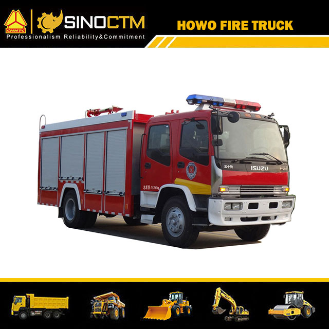 SINOTRUK HOWO 4x2 RESCUE FIRE TRUCK