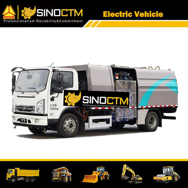 Véhicule de nettoyage de clôture latérale de barrière électrique BYD 5 CBM