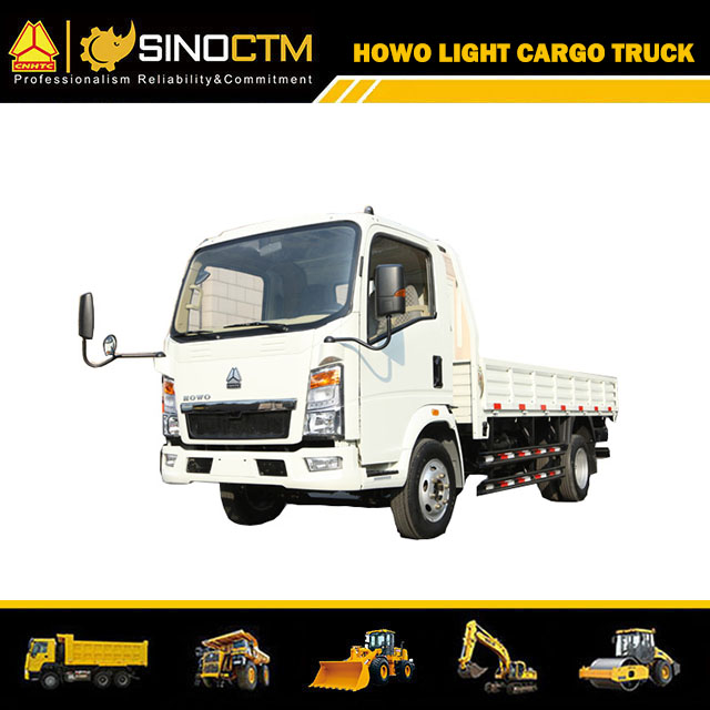 Sinotruk HOWO 4X2 6 roues 3-5 tonnes de charge utile mini camion cargo