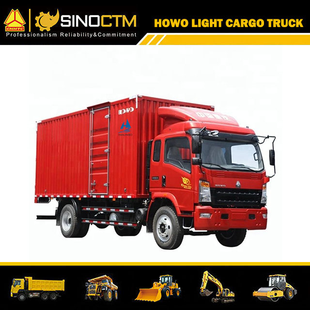 Camion Sino de vente chaud HOWO 1 - camion léger 10t 4X2 camion de livraison lourd Van Cargo