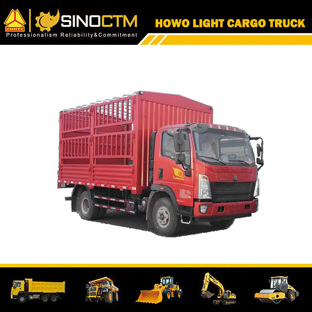 Camion sino léger de type 3 tonnes HOWO Cargo Mini camions