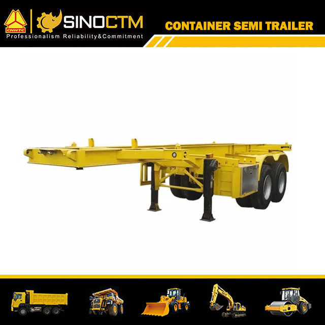 2 essieux ~ 4 essieux semi-remorque de camion conteneur de 40 pieds