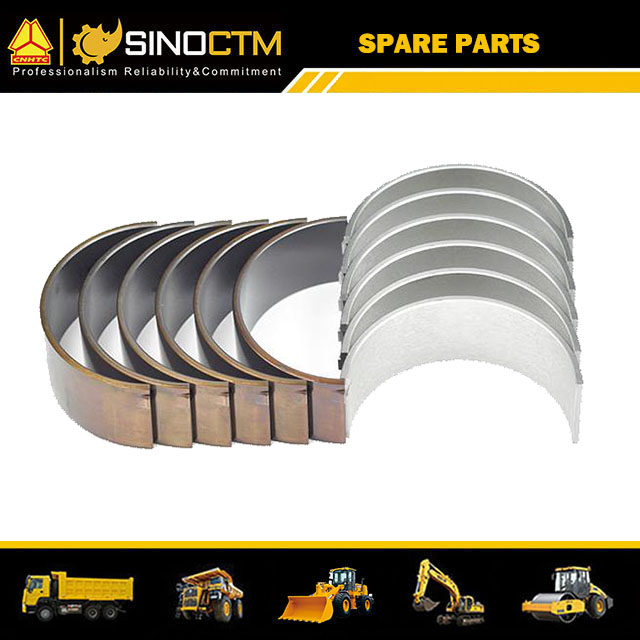 sinotruk howo pièces de camion lourd moteur vilebrequin roulement principal