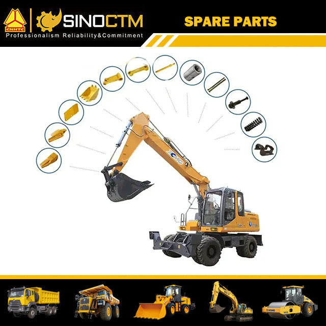 Chine usine officielle XE135WB véritable Chine prix de pièces de rechange d'excavatrice sur pneus à vendre