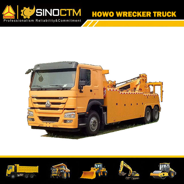 Sinotruk HOWO 20t-30tons camion de récupération 371HP moteur diesel remorquage dépanneuse dépanneuse
