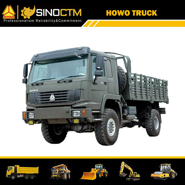 Camion de fret de véhicule de transporteur de troupes militaires HOWO 4X4 de SINO TRUCK