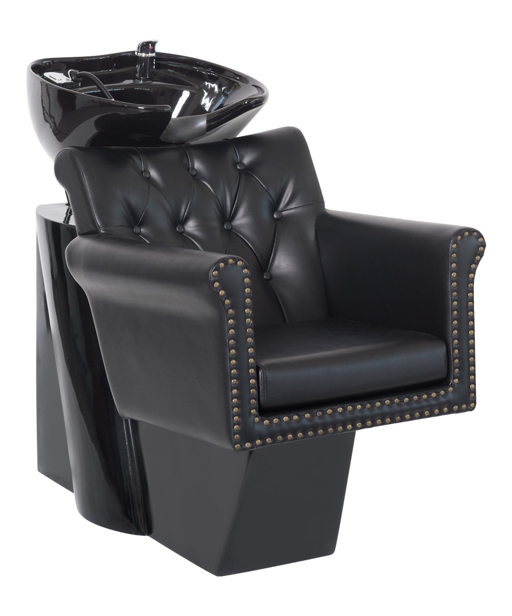 Black/Dark Grey shampoo chair-MD-SC0053