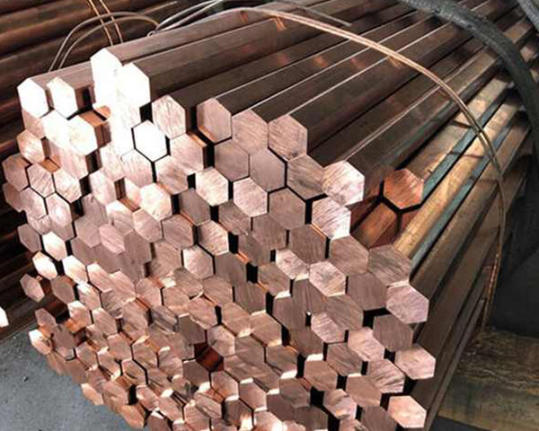 Hexagonal copper bar