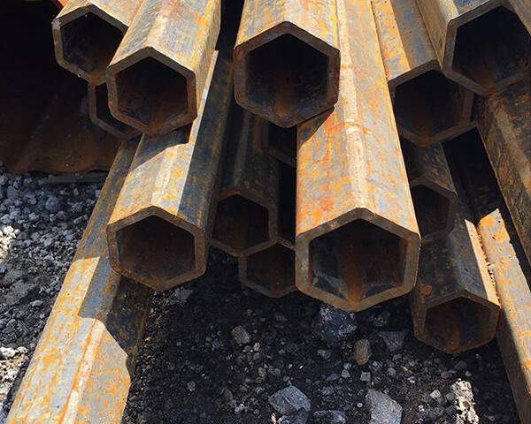 Carbon steel hexagonal pipe