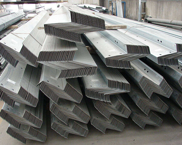 Galvanized steel sheet pile