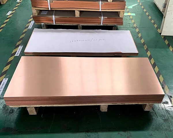 Copper plating Steel plates