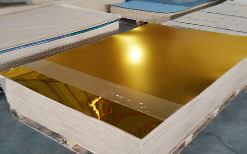 Stainless steel color coated plate