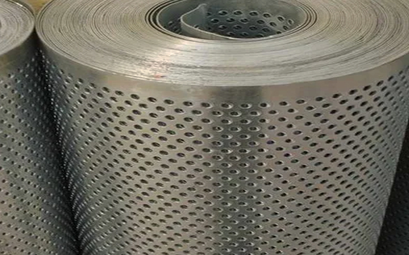 Stainless steel perforated plate