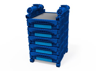 Silicon carbide flat membrane tower
