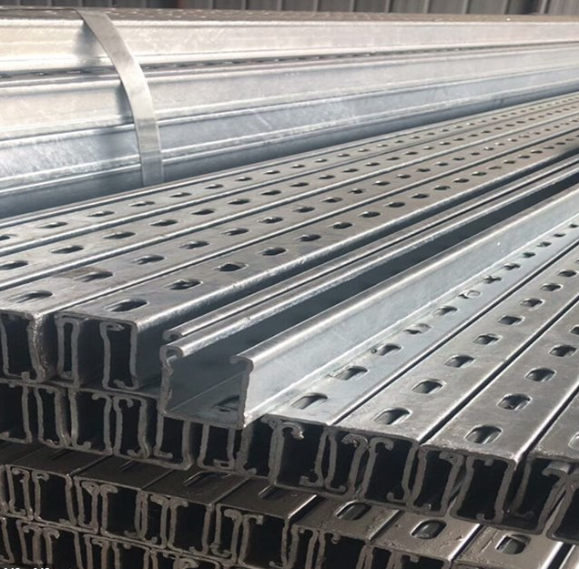 Channel steel profile C and U steel beam