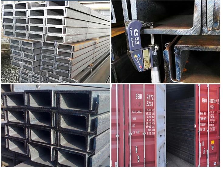 Channel steel profile C and U steel beam