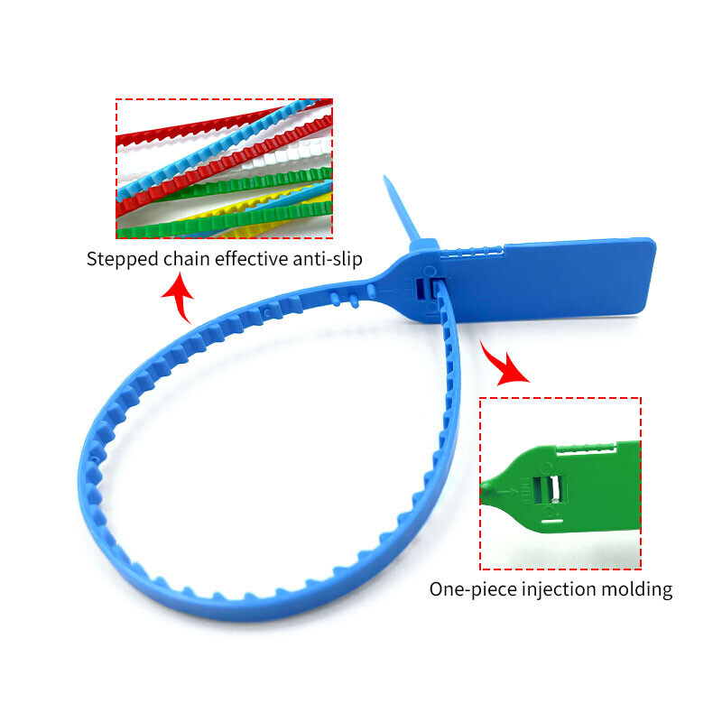 Security disposable plastic seals DX6-212P