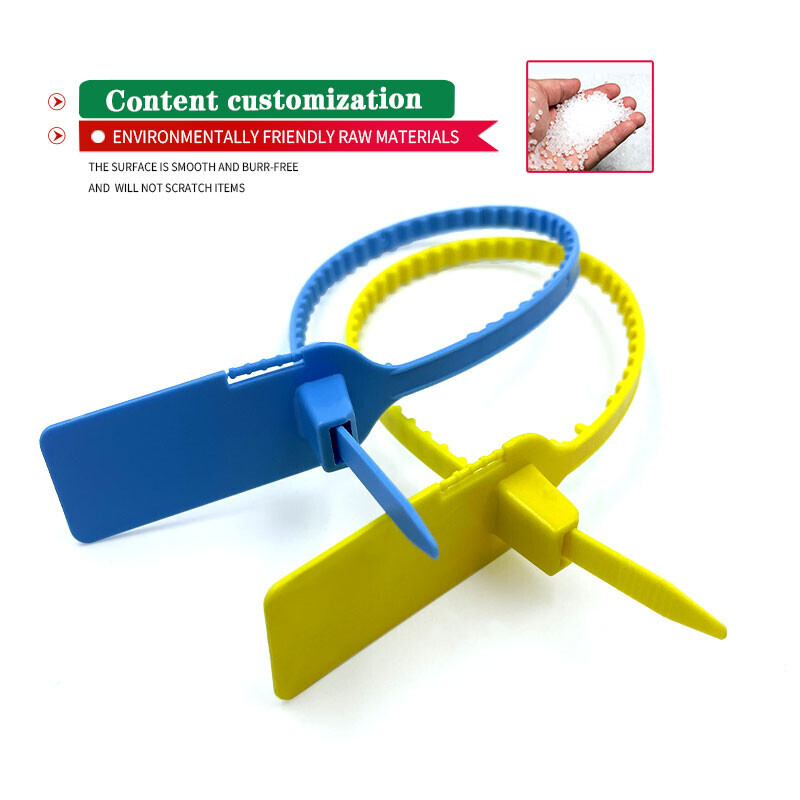 Security disposable plastic seals DX6-212P