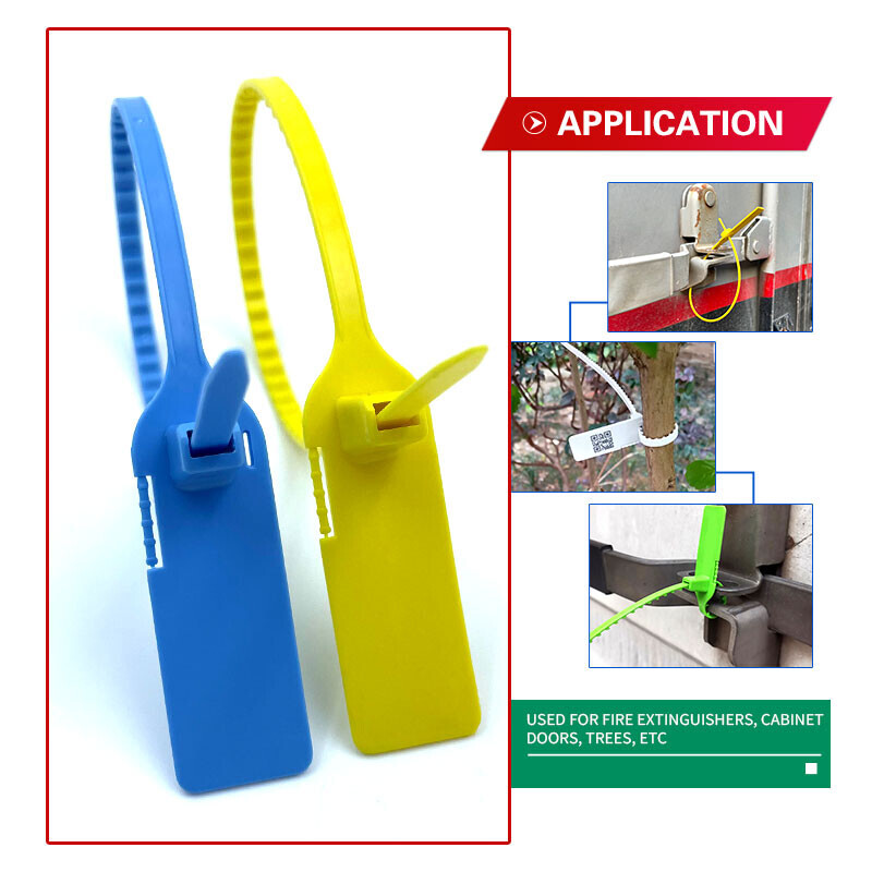 Security disposable plastic seals DX6-212P