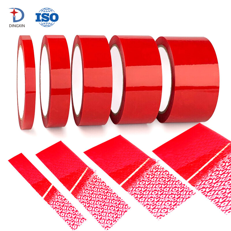 Packing Shipping Security Tamper Evident Self Adhesive Tape DX001T