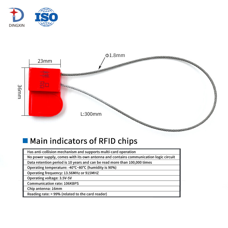 Rfid cable seal DX1003