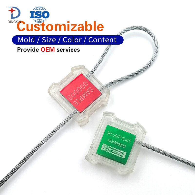Cable seal with transparent plastic shell DX223C