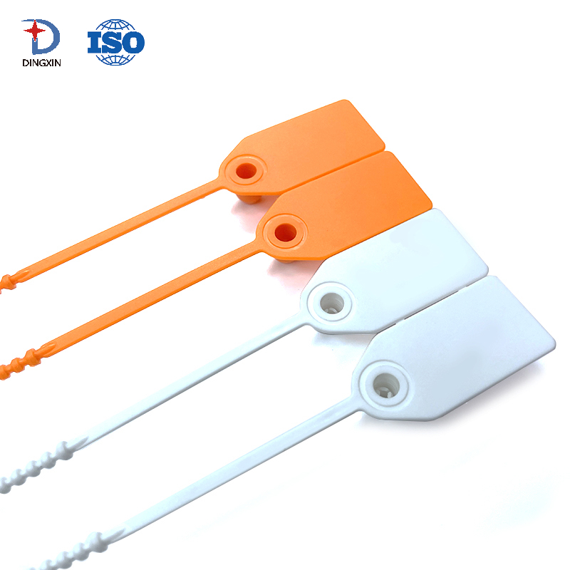 17CM Orange White Plastic Seal Tag DX6-305P