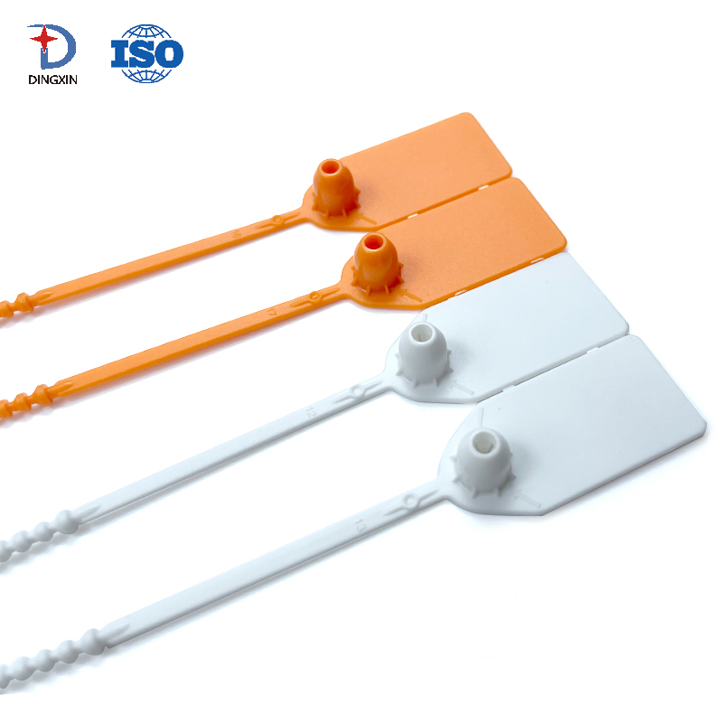 17CM Orange White Plastic Seal Tag DX6-305P