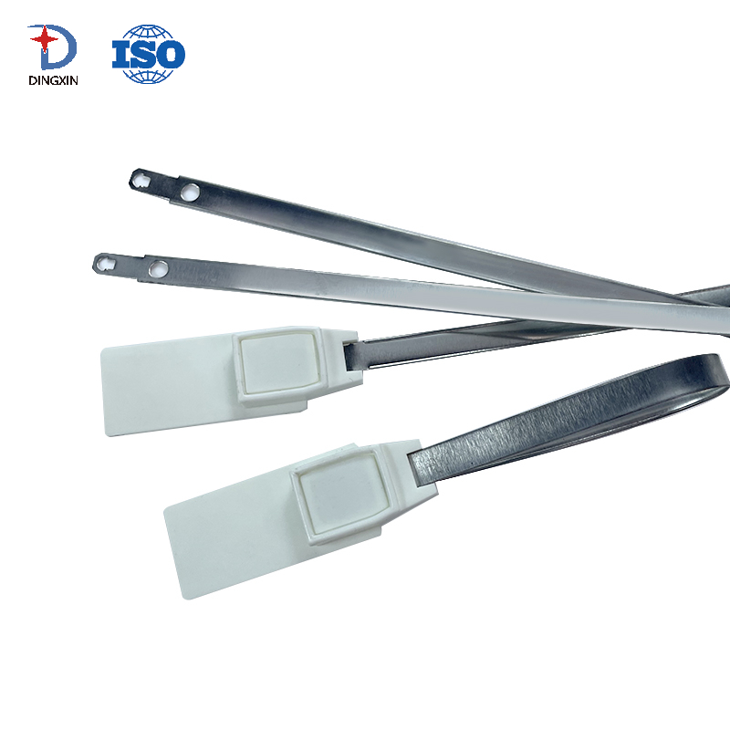 High Security 220MM Self-locking Metal Strap Seal DX804MS