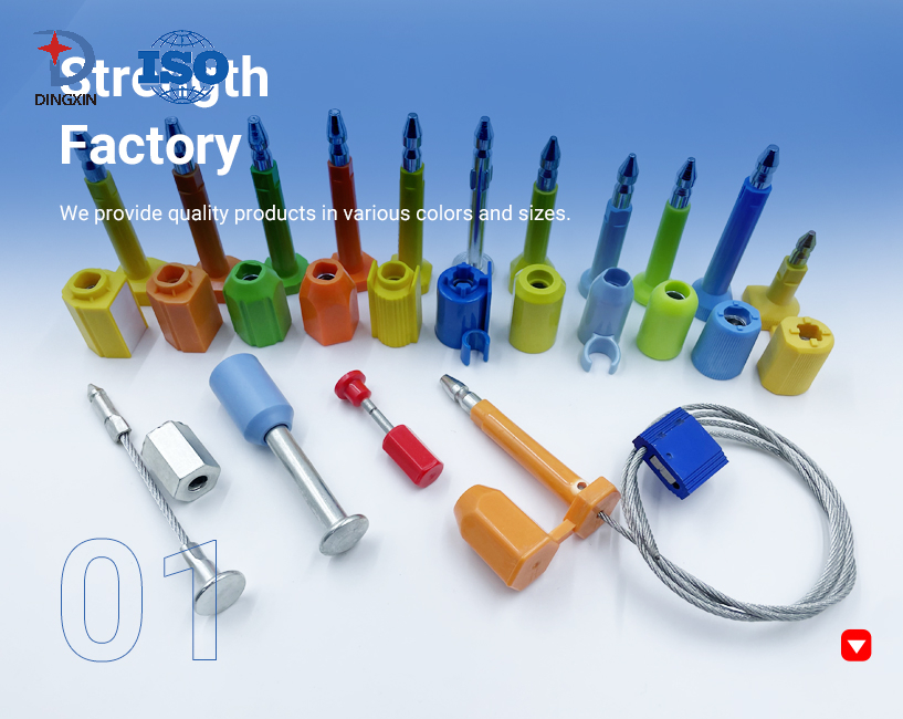 Security Seals: we provide quality products in various colors and sizes.