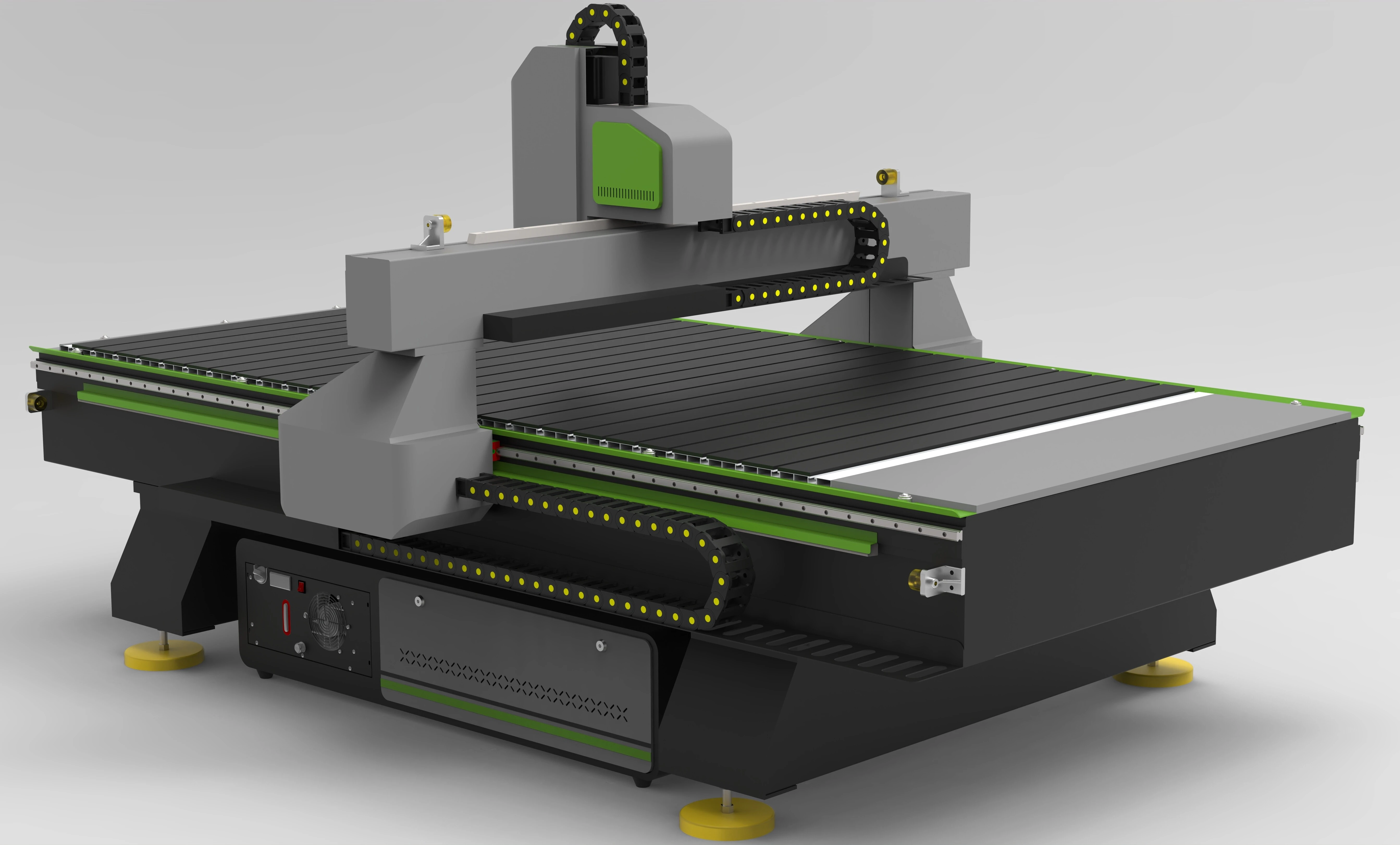 Máquina cortadora de enrutador CNC 1530 con área de trabajo grande