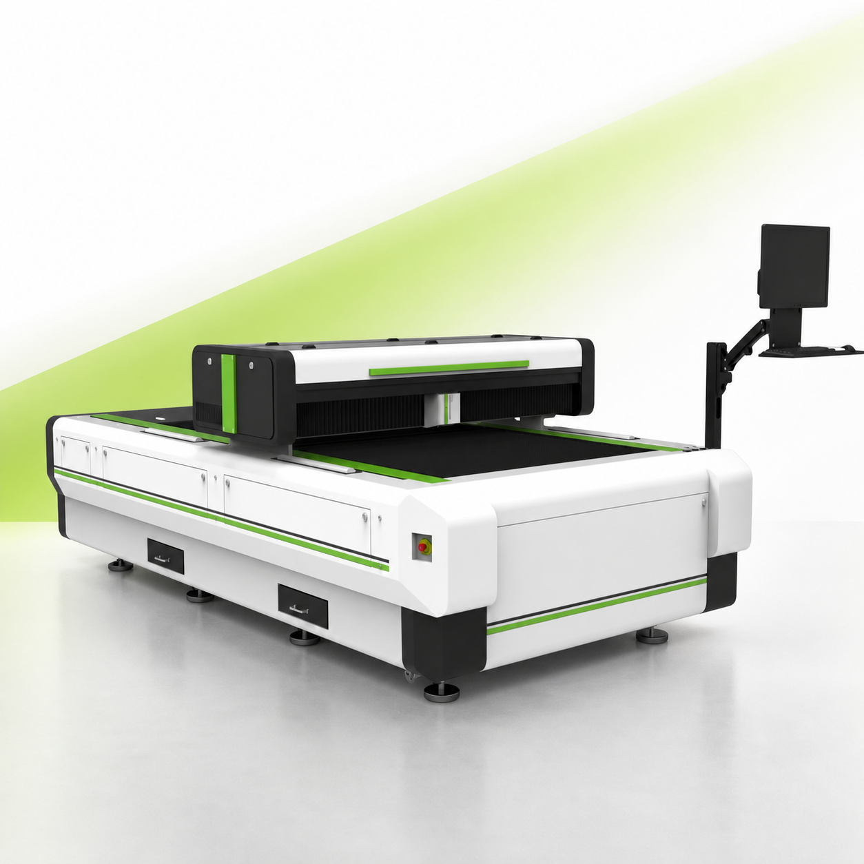 Máquina de corte láser CO2 por levitación magnética 1325: corte de alta velocidad de 500 W para materiales de gran formato