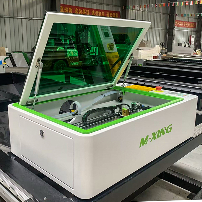 MX-3050 70w 80w Minil grabador láser pequeño cortador de CO2 para máquina de grabado de sellos