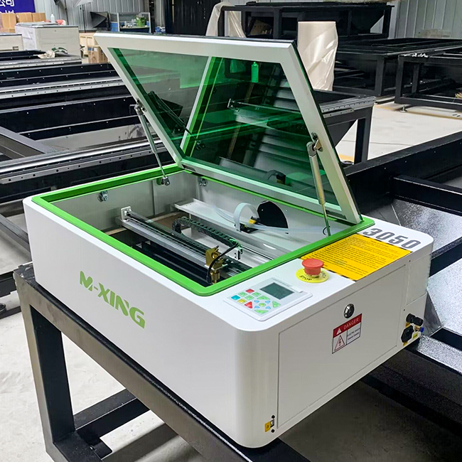 MX-3050 70w 80w Minil grabador láser pequeño cortador de CO2 para máquina de grabado de sellos