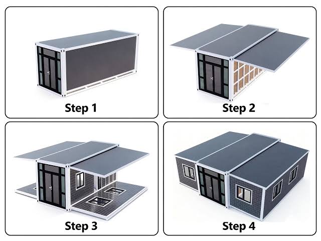 Double Wing Expandable Container House 3X Space