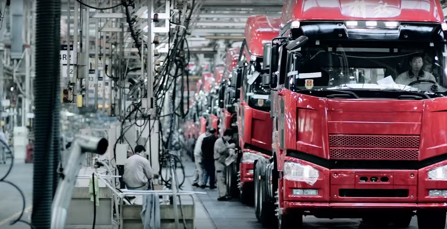 For automobile business, we export trucks and engineering machineries to global market. 