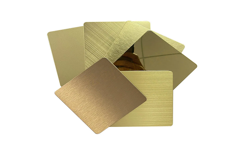 Stainless steel color coated plate