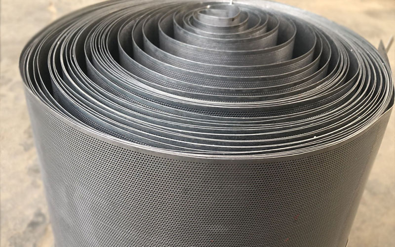 Stainless steel perforated plate