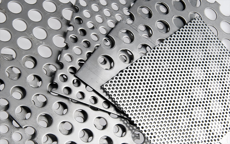 Stainless steel perforated plate