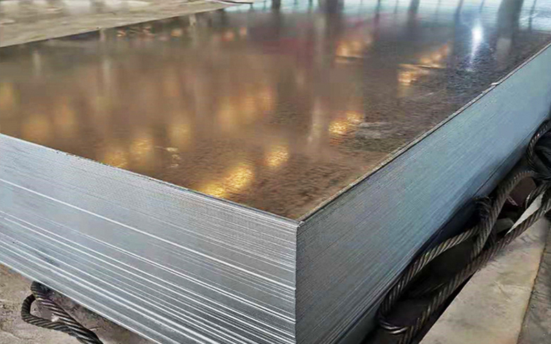 Galvanized plate