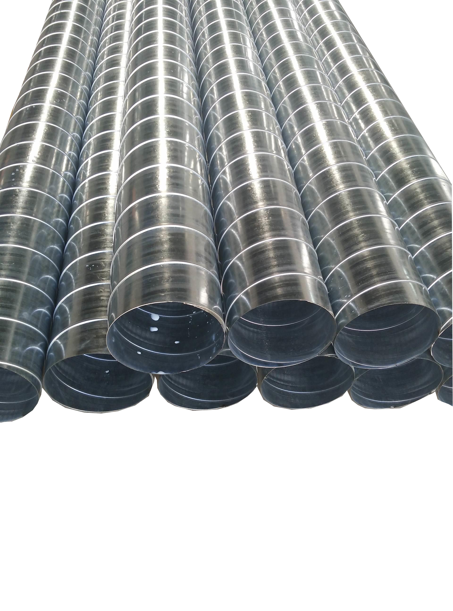 Galvanized spiral wind pipe