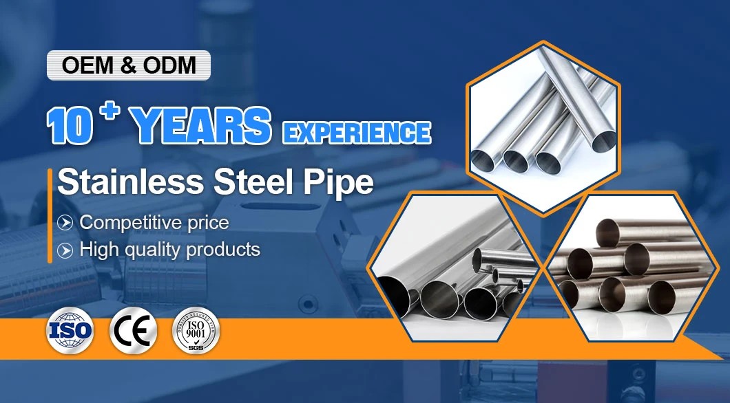 Customized Surface 304/316 Stainless Steel Seamless Welded Pipe