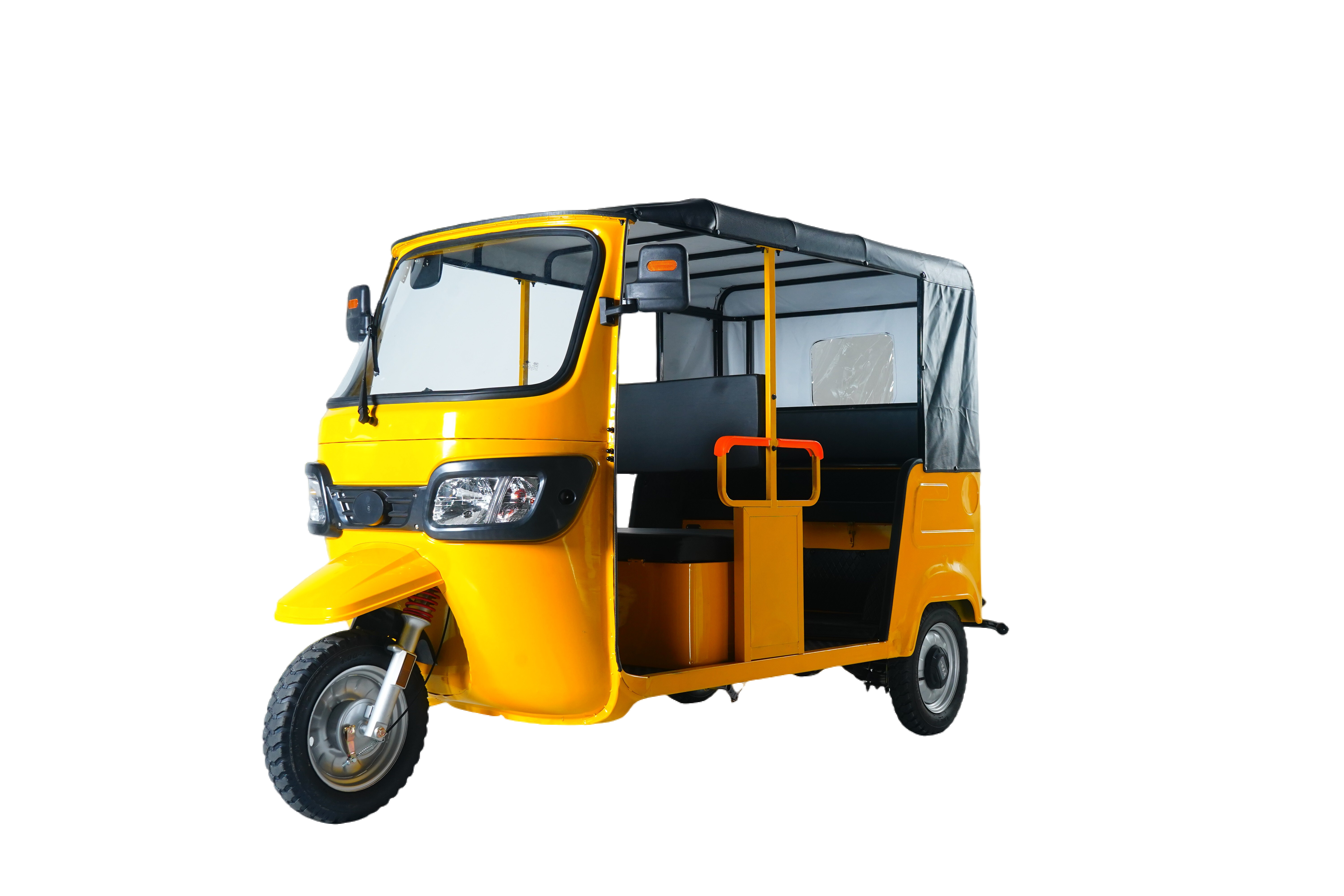 Tuk-tuk yellow urban taxi 6 passengers