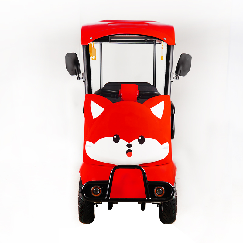 Cartoon-style sightseeing train