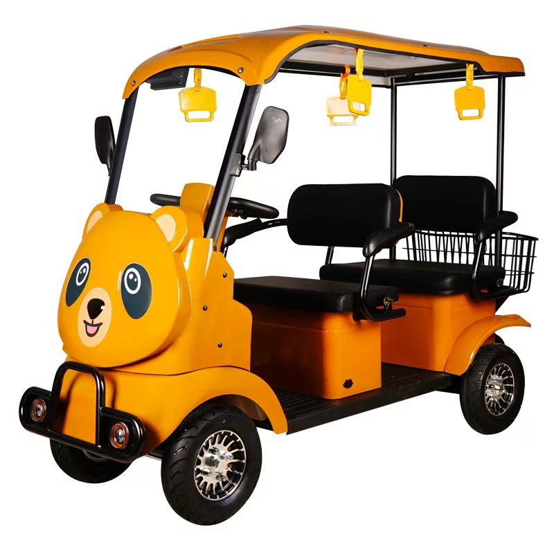 Cartoon-style sightseeing train